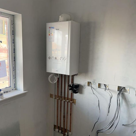 New boiler fitted in a home